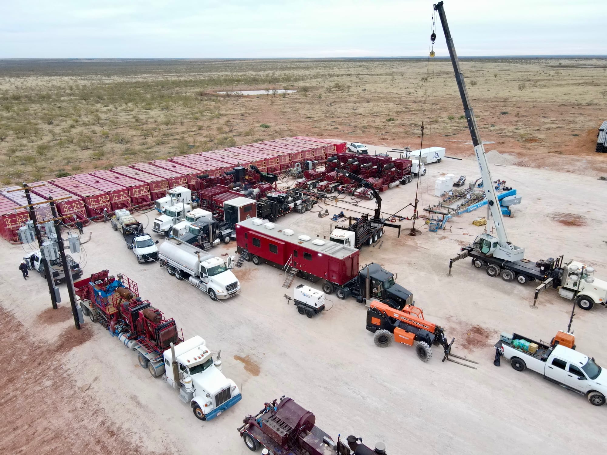 Frac site delivery